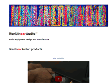 Tablet Screenshot of nonlinearaudio.com